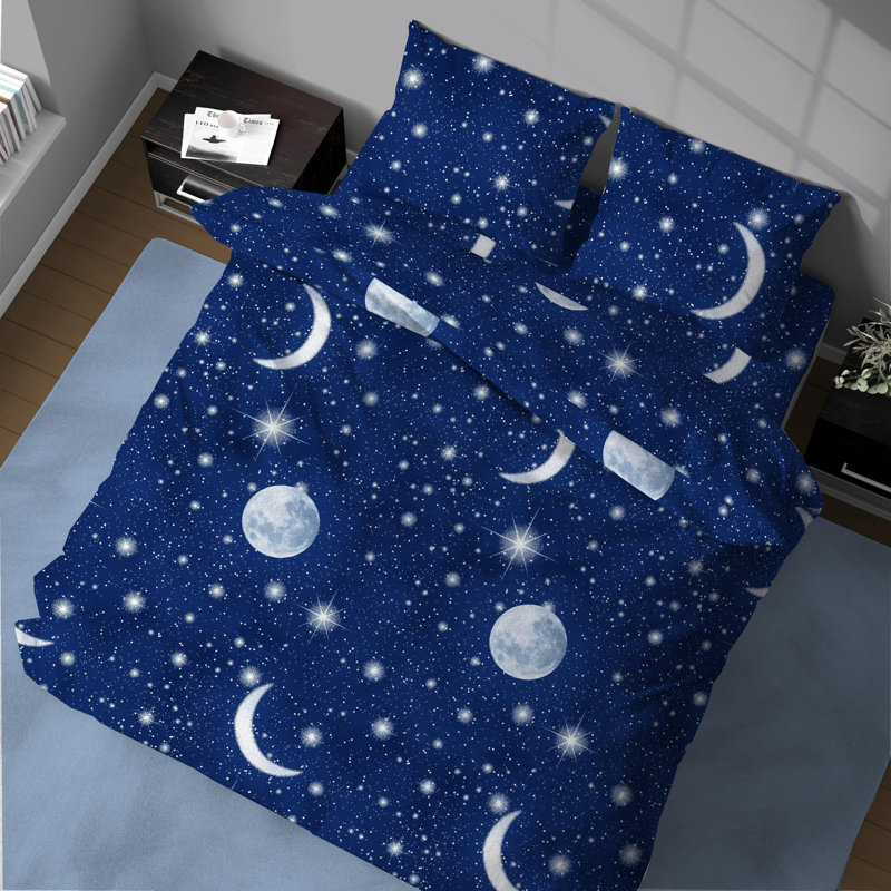 Cotton No Pattern Duvet Cover Set with Pillowcases