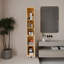 Armoire haute et mince en bambou naturel grande capacité