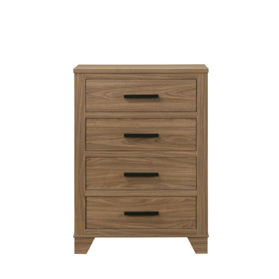 Transitional Style 1pc Chest Four Drawers