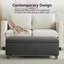 Banc de rangement rembourré en similicuir de 41 po de largeur-1444370131-1444370129