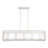 Smyth 5-Light Linear Pendant in Natural White with Clear Glass