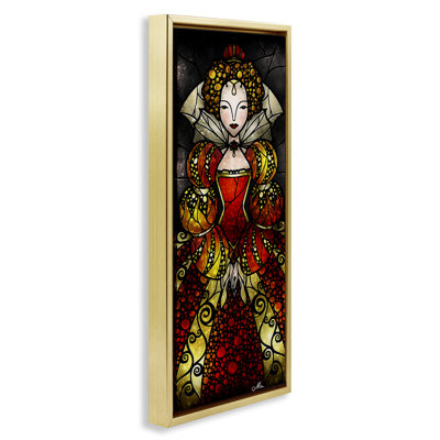Royal Elizabeth I Portrait Floating Frame, design by Mandie Manzano