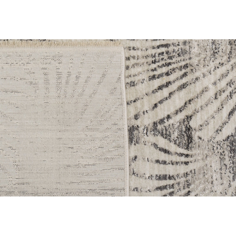 Gadberry 17554-990 GRIS / GRIS FONCÉ, Tapis de couloir 2 pi 2 po x 7 pi
