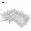 Canapé-lit modulaire en U de 107,5 po avec méridienne coulissante et rangement