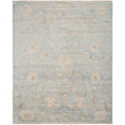 Pilon Wool Flroal Area Rug