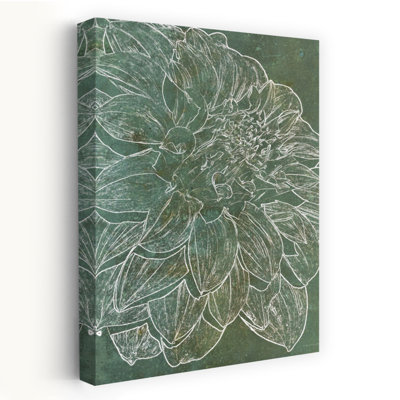 Art floral contemporain abstrait