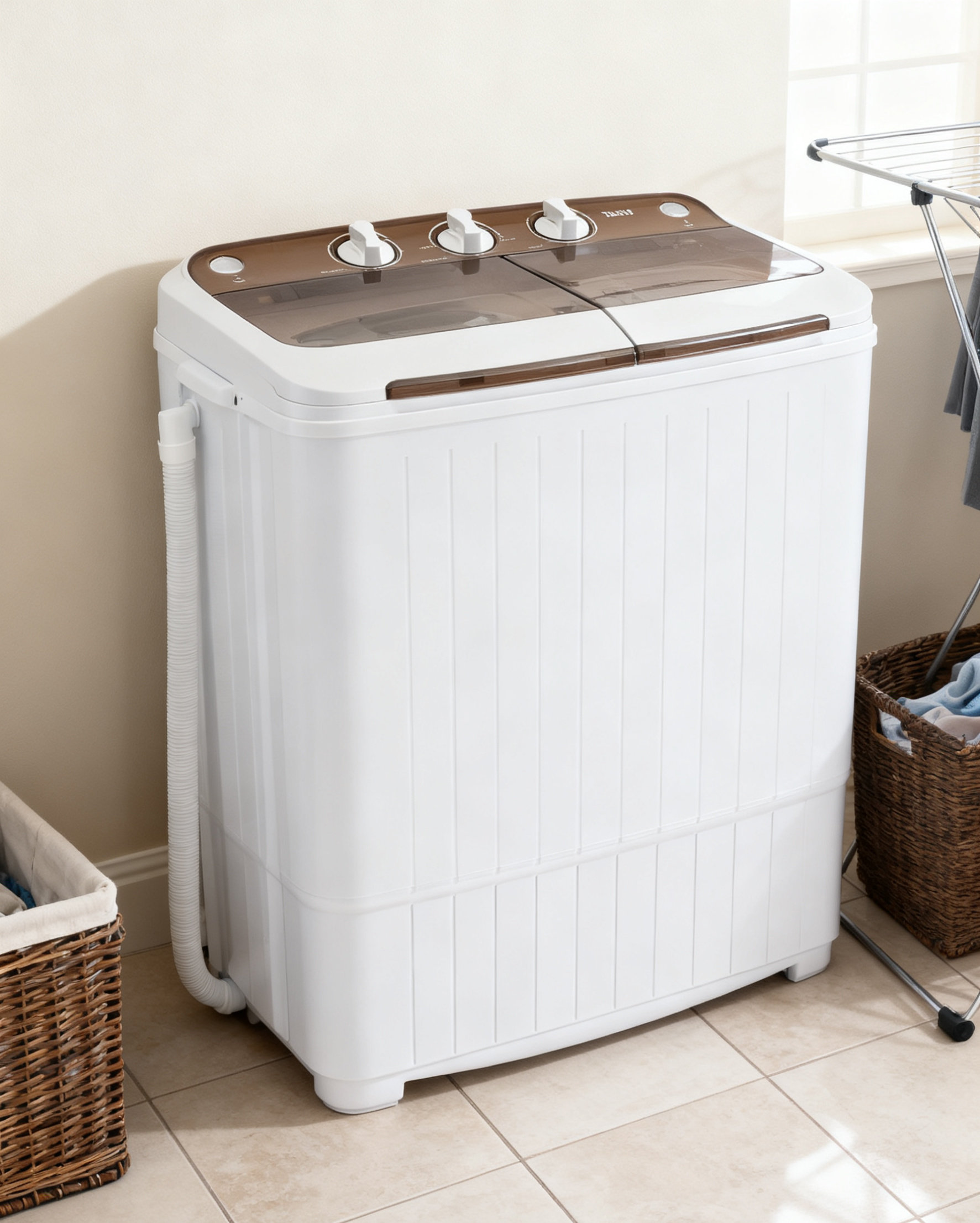 TABU 20 Lbs Portable Compact Washing Machine, 2-in-1 Mini Compact ...
