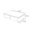 Table basse rétro à conception simple-106811792