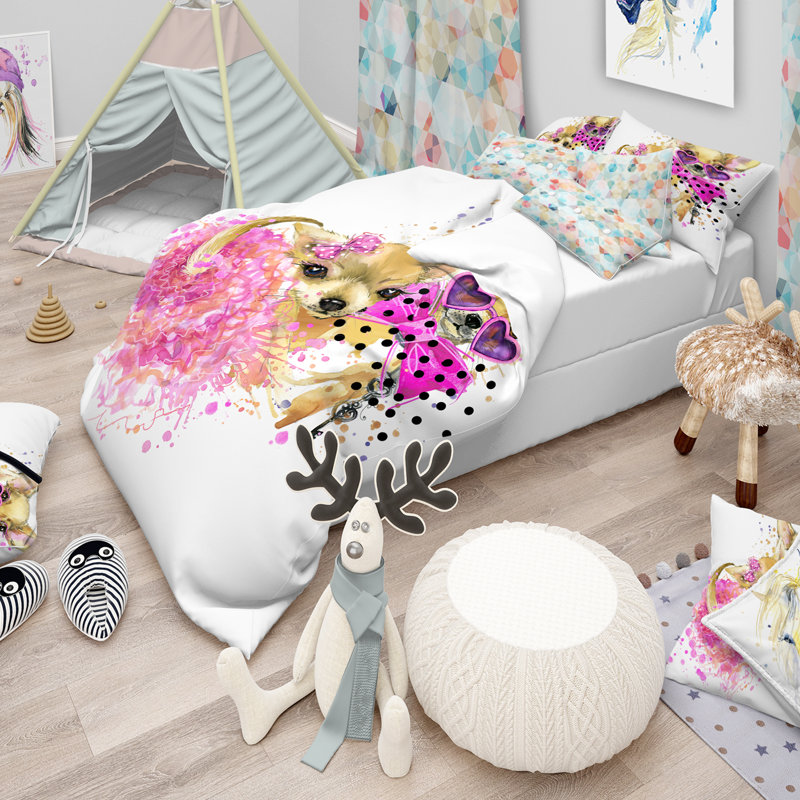 Farmhouse / Country Duvet Cover, Full/Queen Duvet Cover + 2 Shams