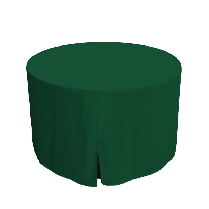 Tablevogue Round Table Cover, Pine, 48" L x 48" W