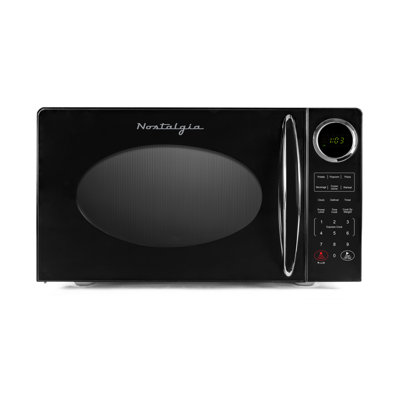 Nostalgia Retro 0.9 Cubic Foot Countertop Microwave Oven