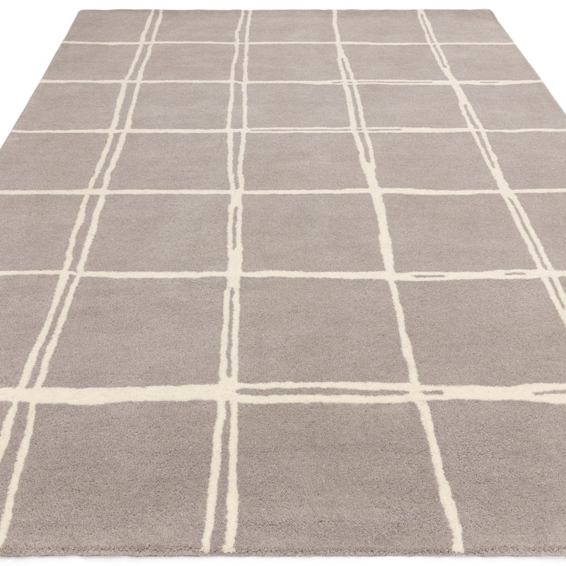 Melani Geometric Wool Hand Woven Area Rug, Rectangle 80 x 150cm