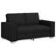 Canapé noir en similicuir vidaXL 62,99 po-8320024