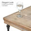 Table de bout en bois