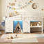 Loft Bed with Built-In Ladder-58821608