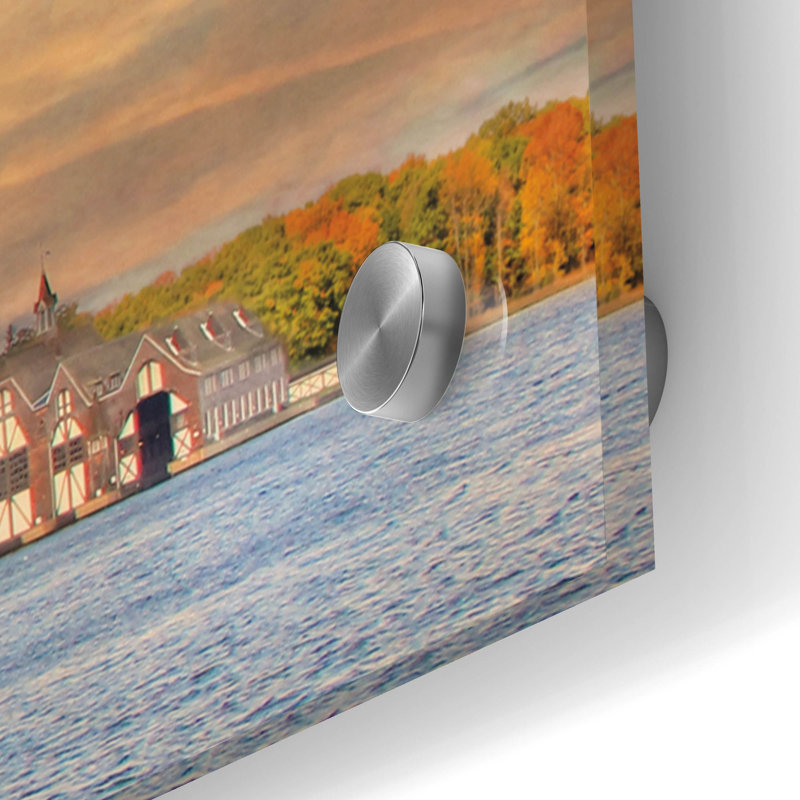 Art épique «Autumn at the Castle» par Lori Deiter, H 36 po x l 108 po