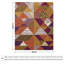 Plaid en flanelle de luxe à motif géométrique triangulaire, doux et chaud, idéal pour le salon, le canapé, le lit et la décoration intérieure.-133687095