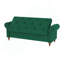 Banc de rangement capitonné avec accoudoirs roulés Modrn-158261834
