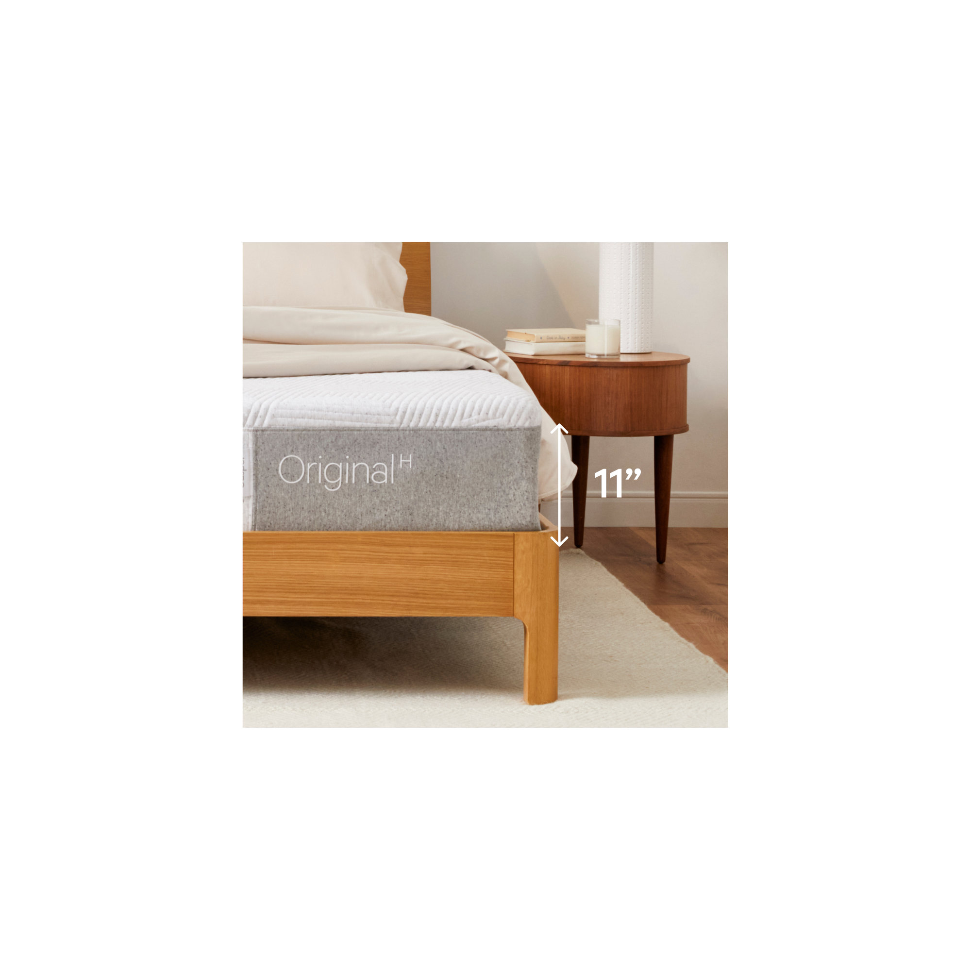 Casper Sleep Original Foam Hybrid 11" Medium Firm Memory Foam Mattress, King