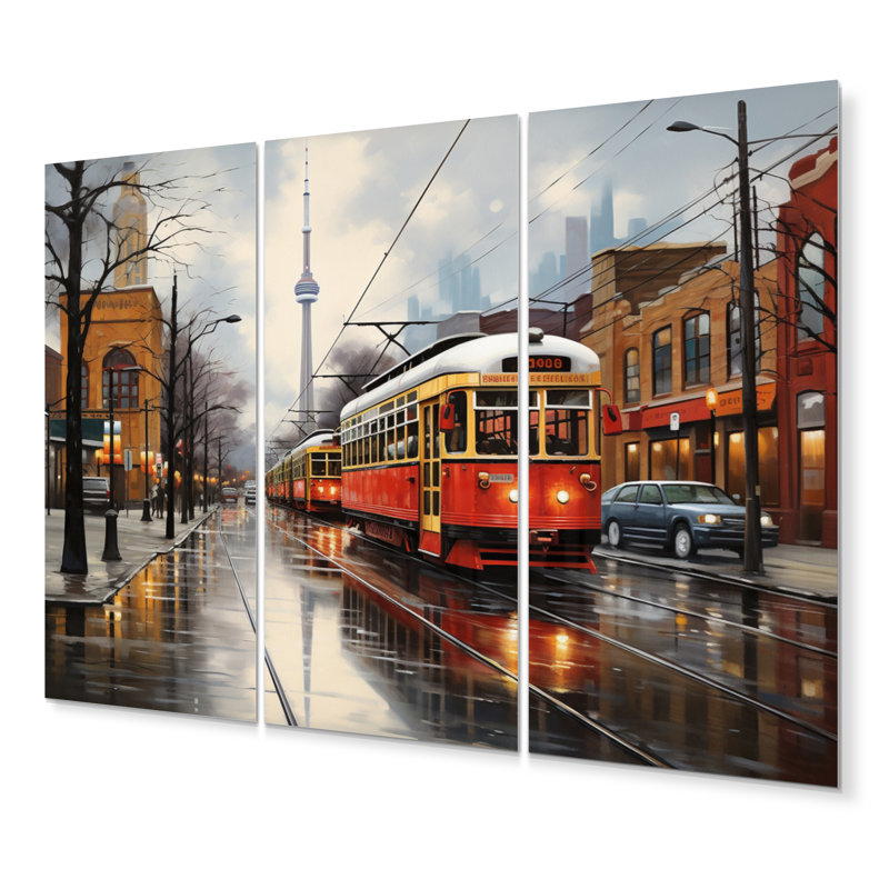 Canada Cityscape Elegance I Cities & Countries Wall Decor on Metal