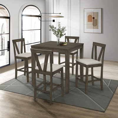 Ensemble salle à manger cinq pièces à hauteur de comptoir