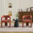 Modern Upholstered Dining Arm Chair, Solid Wood Frame-1401967619
