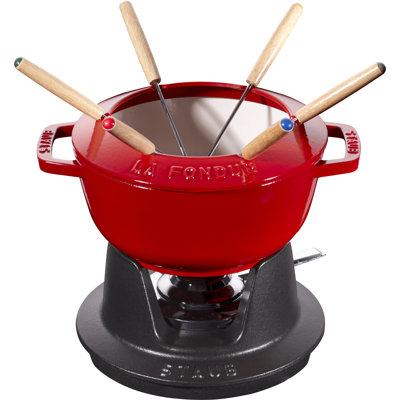 STAUB Cast Iron Fondue Set 1.7 L