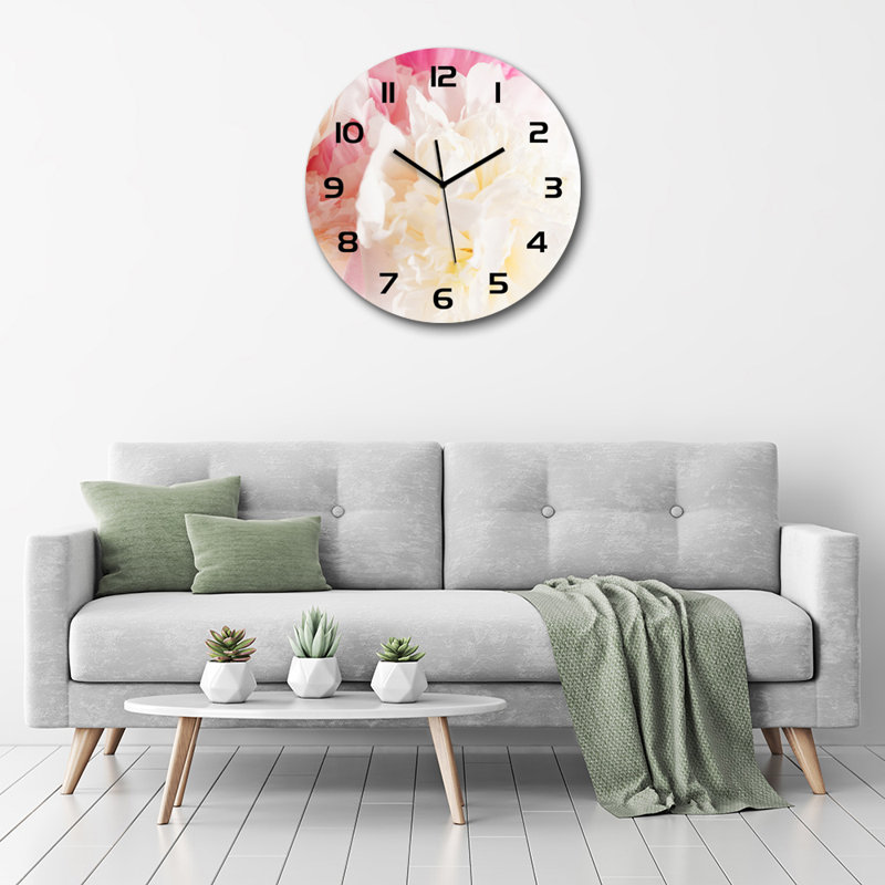 Jubair Glass Wall Clock