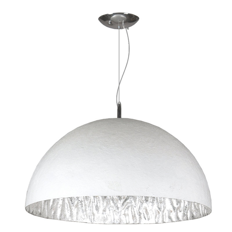 Boggs 3 - Light Bowl Pendant, White