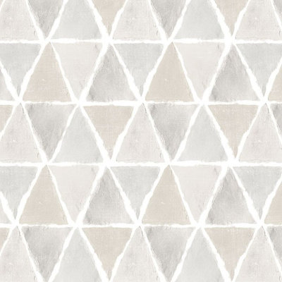 Rouleau de papier peint à motif de triangles géométriques L 33 pi x l 21 po WG_Creative_PARENT_CK36636