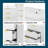 24inch Wall Mounted Bathroom Vanity Combo With Ceramic Sink Floating Cabinet & Side Storage Faucet Not Included-2076857761