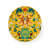 La Via Della Seta Round 1 Piece Trivet
