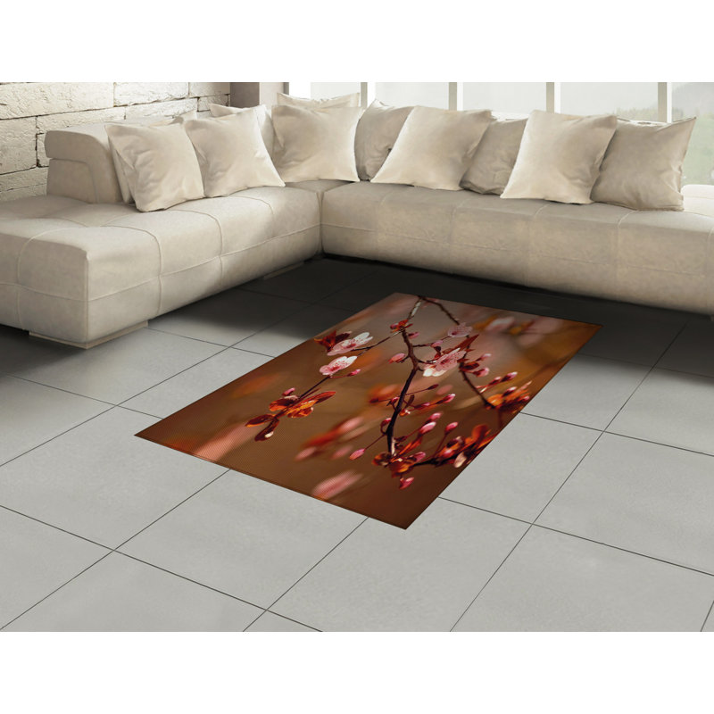 Tapis décoratif à haute densité en fibres naturelles haute densité Nature, Rectangle— 4 pi x 5 pi 8 po