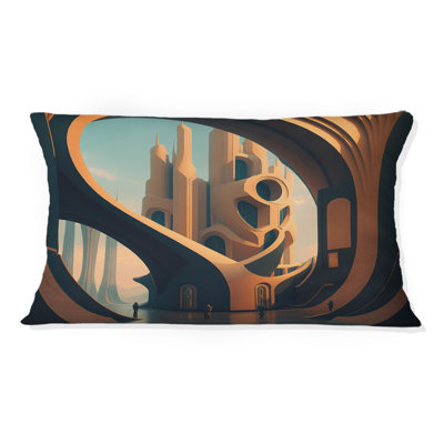 Coussin Futuristic Architectural Building V - Monuments