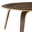 Circular Lightly Beveled Mid-century Style Coffee Table-1418410898