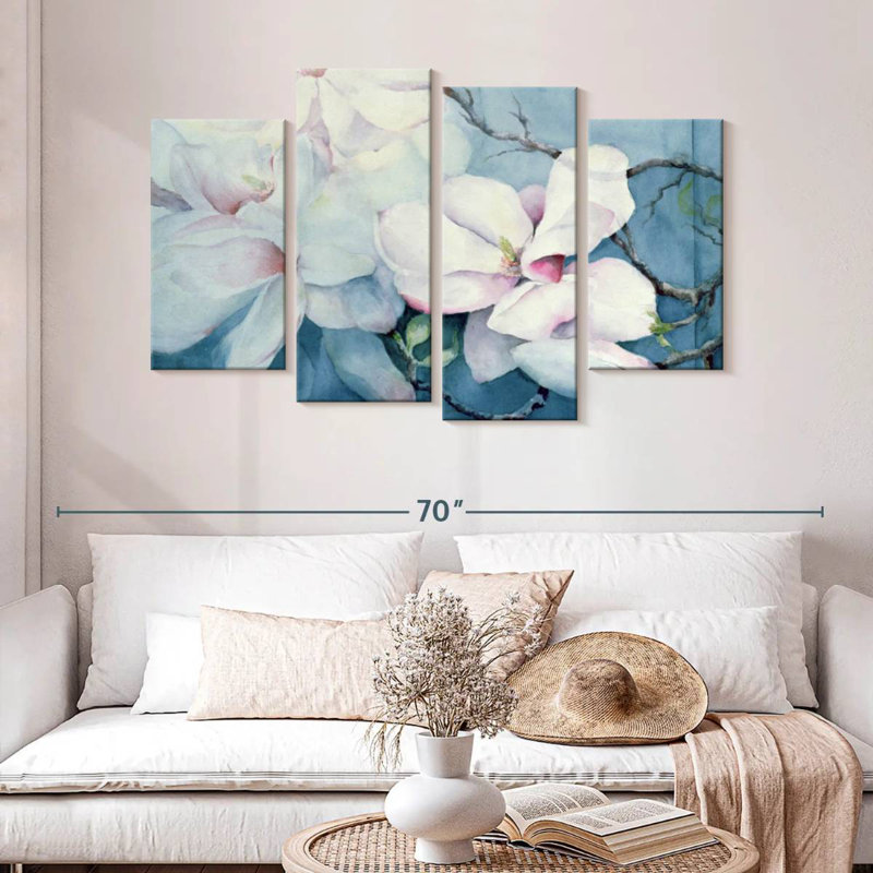 Harnek Magnolia Soulangeana horizontal, H 32 po x l 52 po