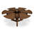 Casual Oak Round Dining Table-114022741-114022742