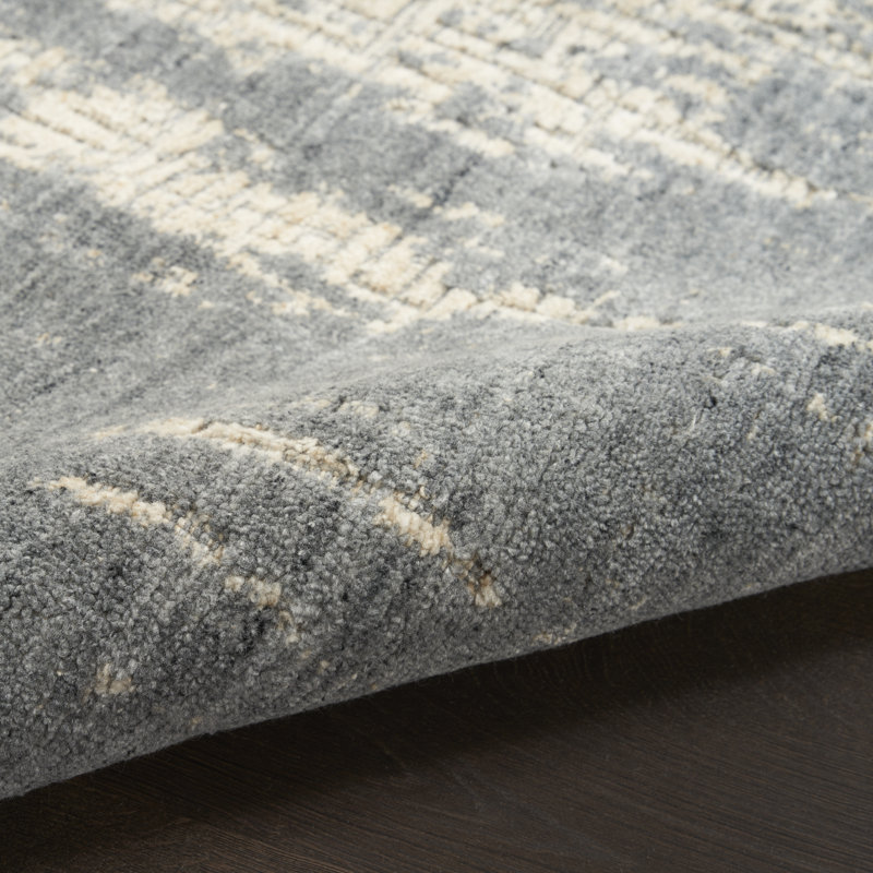 Anathea Abstract Handmade Area Rug, Rectangle 259 x 351 cm