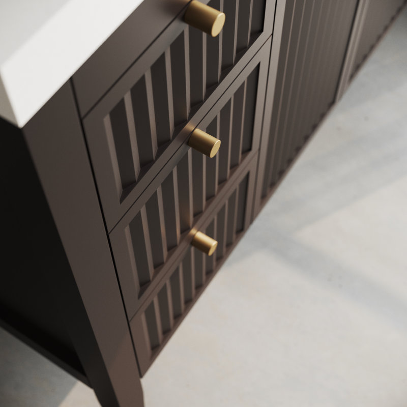 Ensemble de meuble-lavabo simple 48 po Davos, Espresso