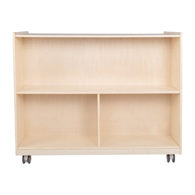 Mobile 36"H Double-Sided Storage - Assembled