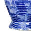 Pot à gingembre Jonah, motifs circulaires mouchetés, porcelaine bleu-blanc 17 pouces