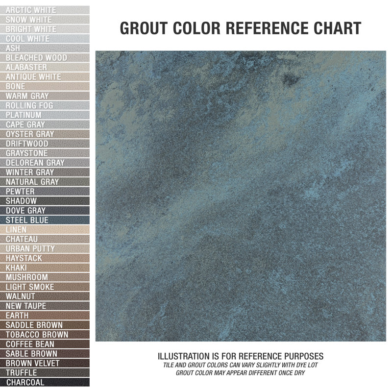 Biotech Ocean 12" x 12" Porcelain Stone Look Wall & Floor Tile, Green River