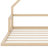 Wood Floor Bed with House-shaped Headboard-831418970-831418973