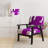 Crossing Paths I - Upholstered Modern Accent Arm Chair-317049824
