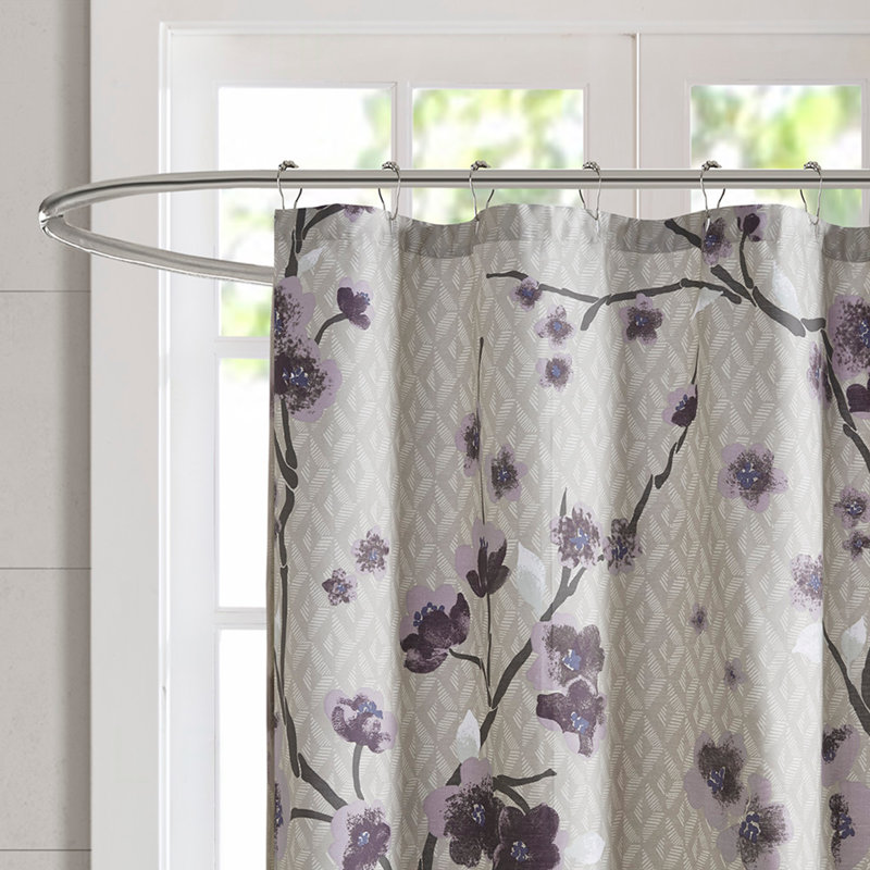 Rideau de douche en coton