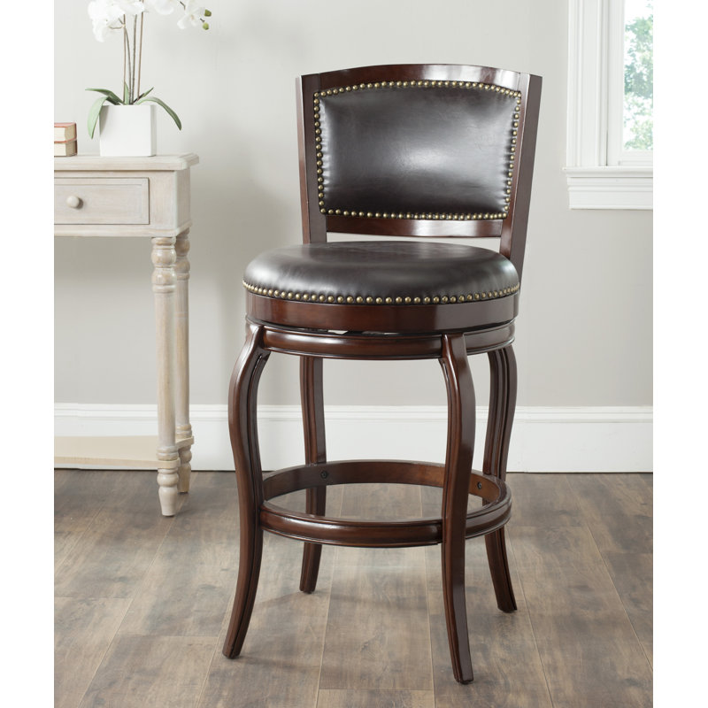 Tabouret de bar pivotant 29 po Brockway, Brun, Sierra