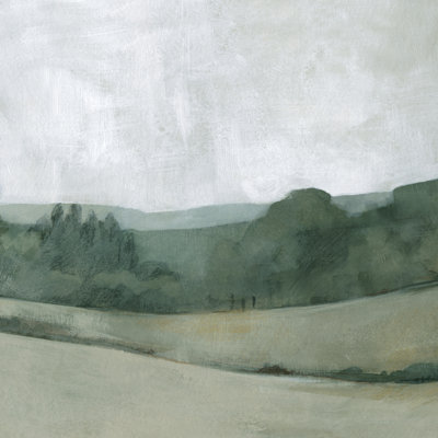 Soft Evening Landscape II by Emma Caroline - Wrapped Canvas Painting