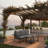 2 Piece Outdoor Patio Set, 70” All-Weather Metal 3-Seat Metal Patio Sofa And Rectangular Coffee Table , Khaki Frame With Gray Cushions