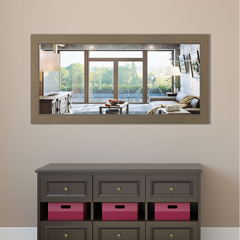 Abdelmalek Flat Wall Mirror, 53" H x 30" W