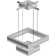 Adyleigh 2 - Light Dimmable LED Kitchen Island Square/Rectangle Chandelier